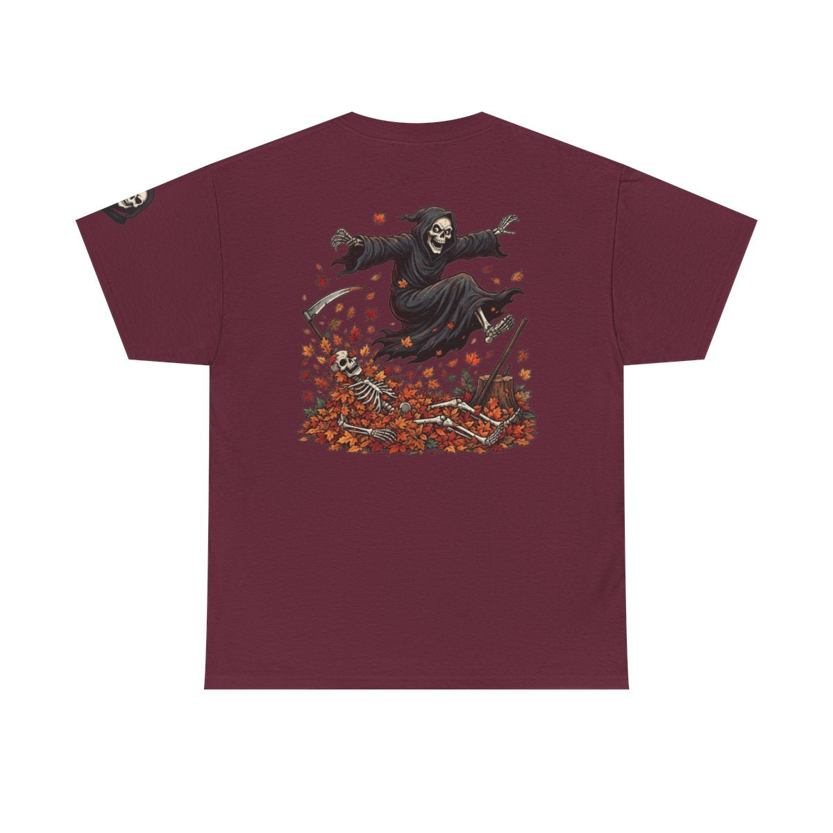 Color: Maroon | Autumn Death Premium Graphic Tee