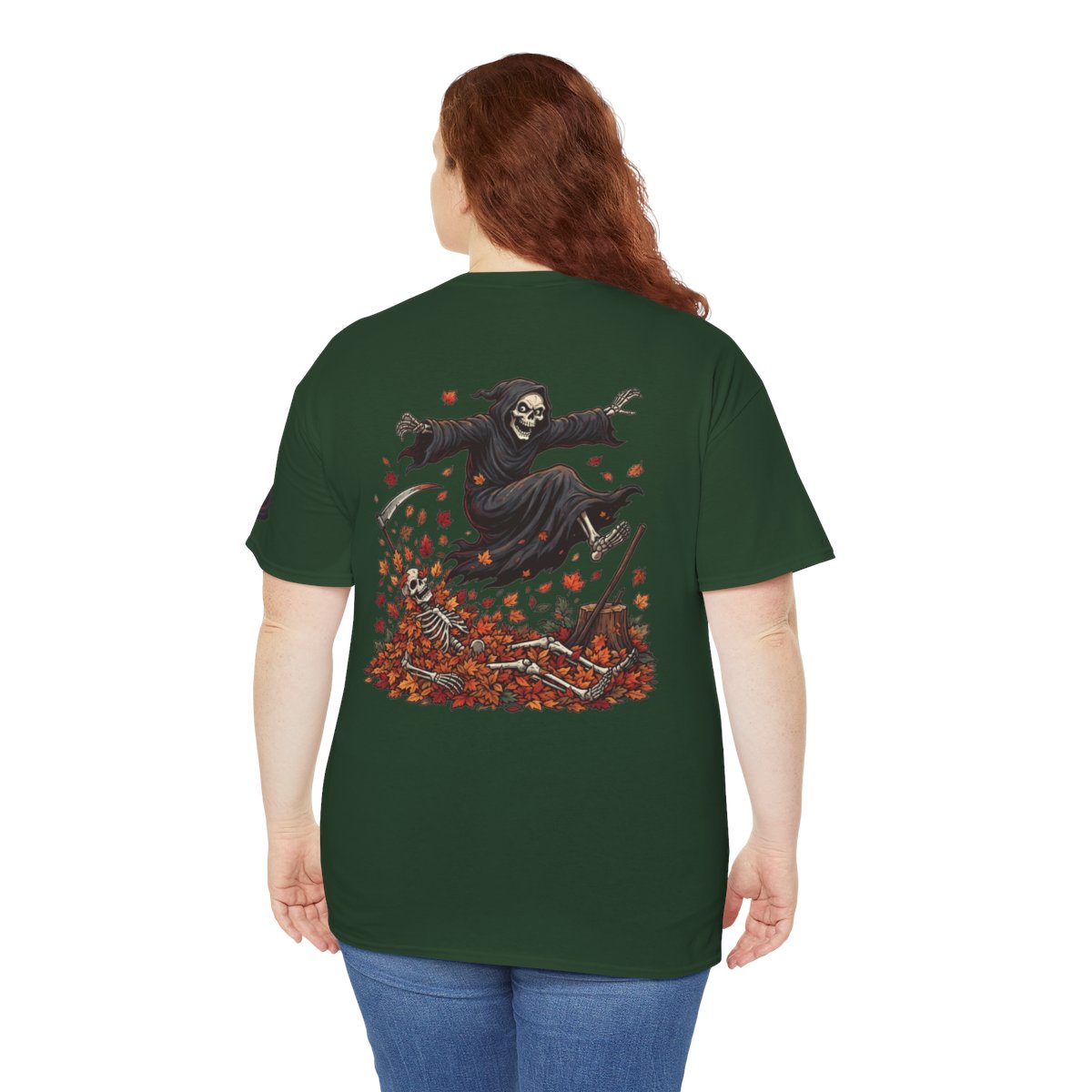 Color: Forest Green | Autumn Death Premium Graphic Tee