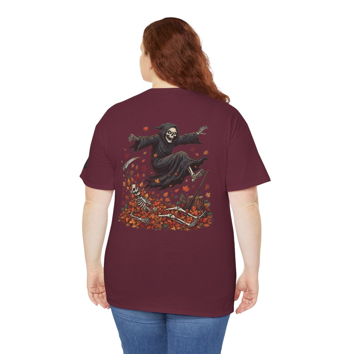 Color: Maroon | Autumn Death Premium Graphic Tee