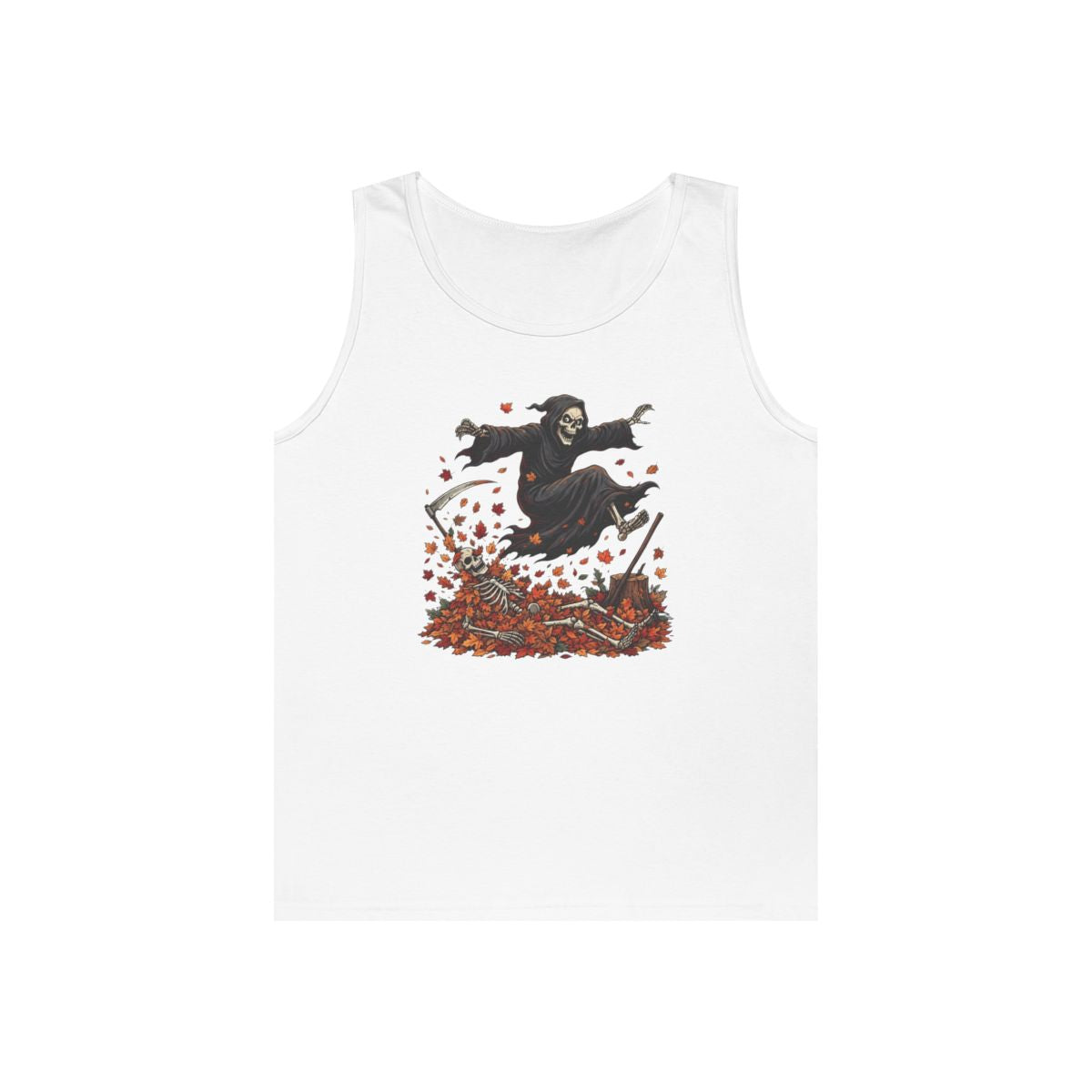 Color: White | Autumn Death Tank Top