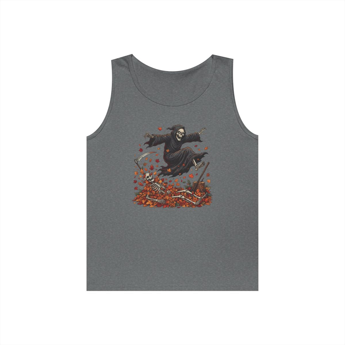Color: Graphite Heather | Autumn Death Tank Top