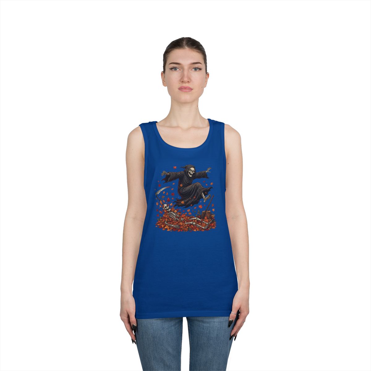 Color: Royal | Autumn Death Tank Top