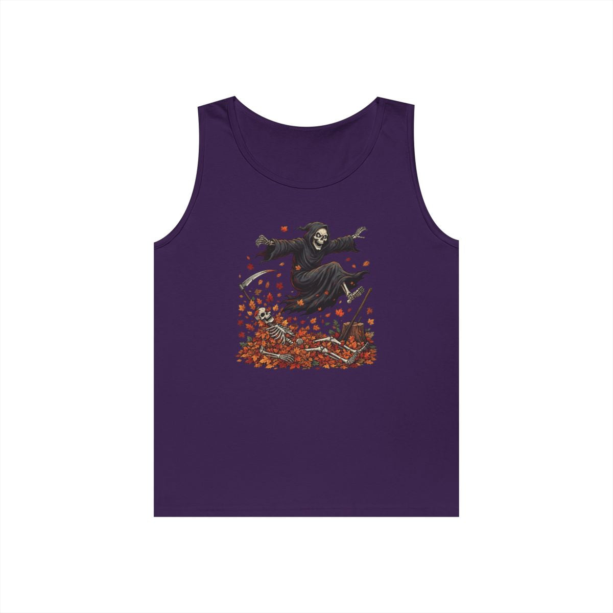 Color: Purple | Autumn Death Tank Top