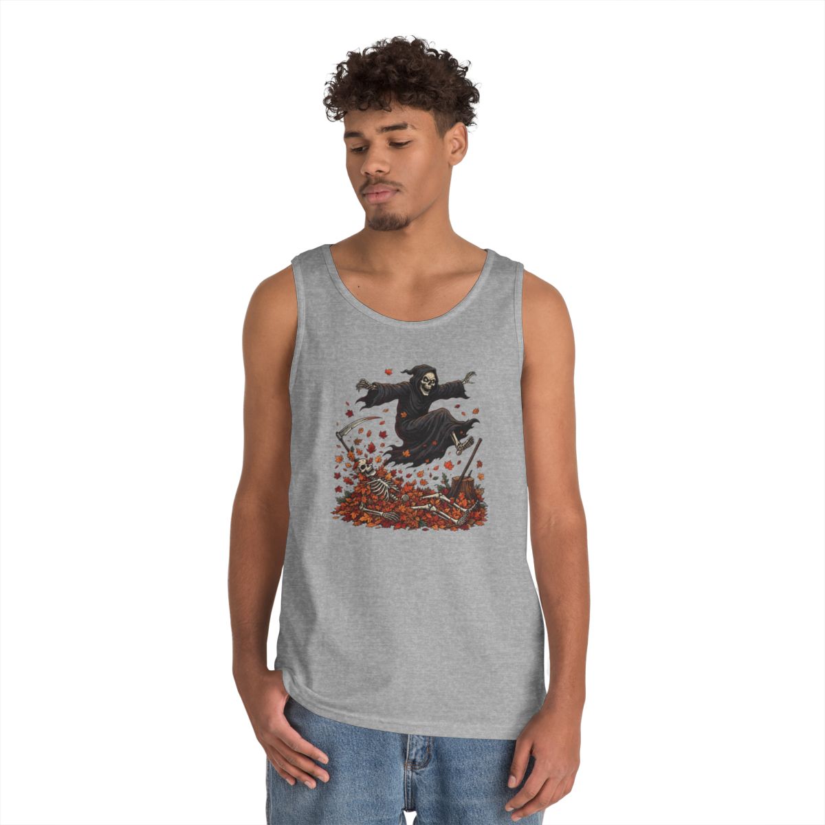 Color: Sport Grey | Autumn Death Tank Top