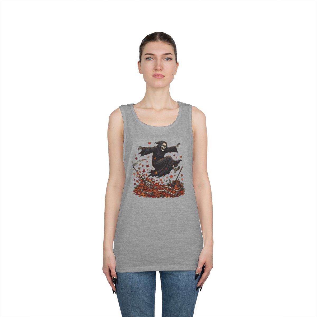 Color: Sport Grey | Autumn Death Tank Top