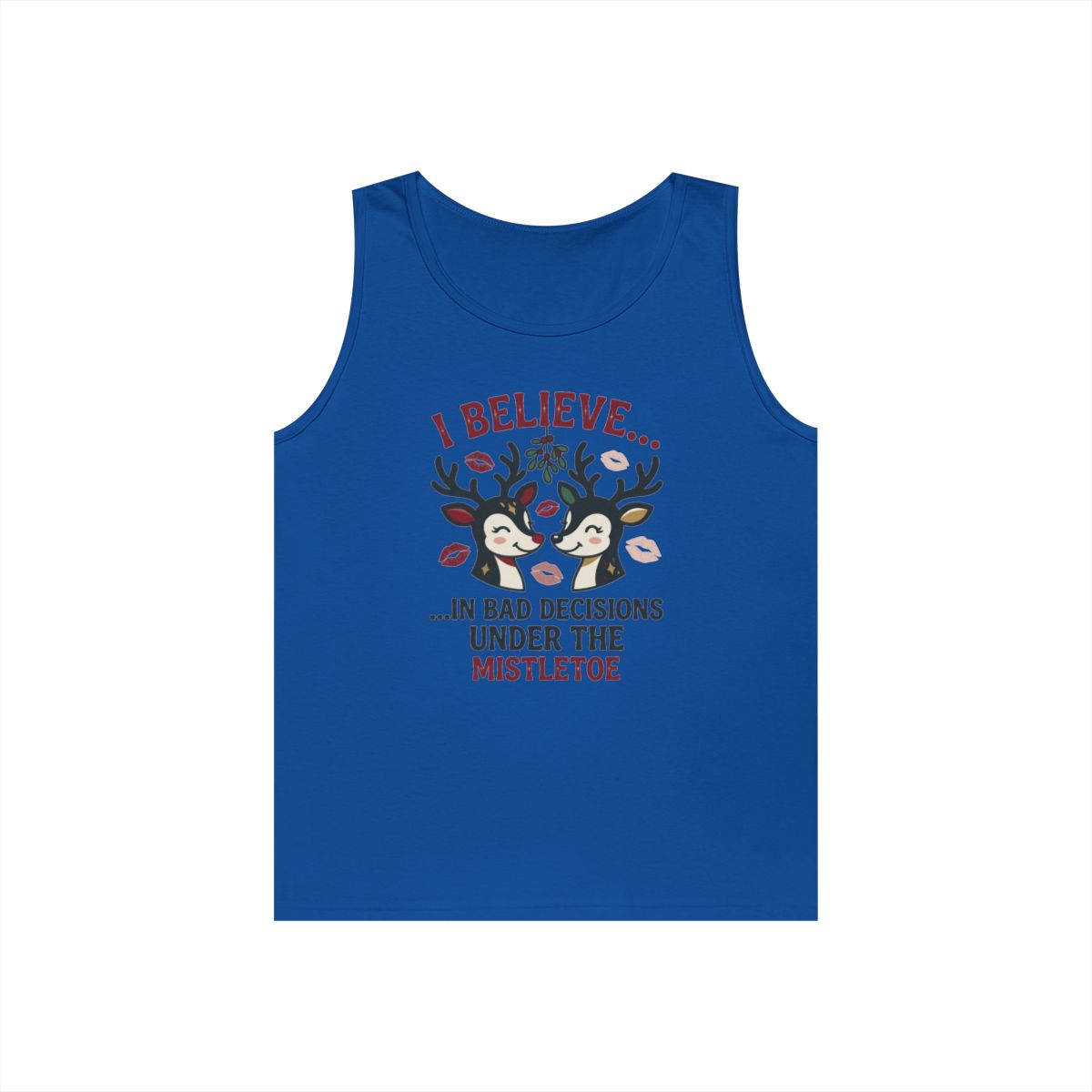 Color: Royal | Bad Decisions Under the Mistletoe Tank Top