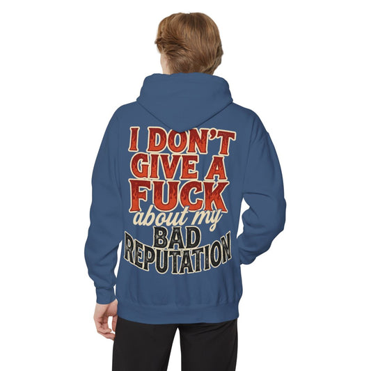 Color: True Navy | Bad Reputation Garment-Dyed Hoodie