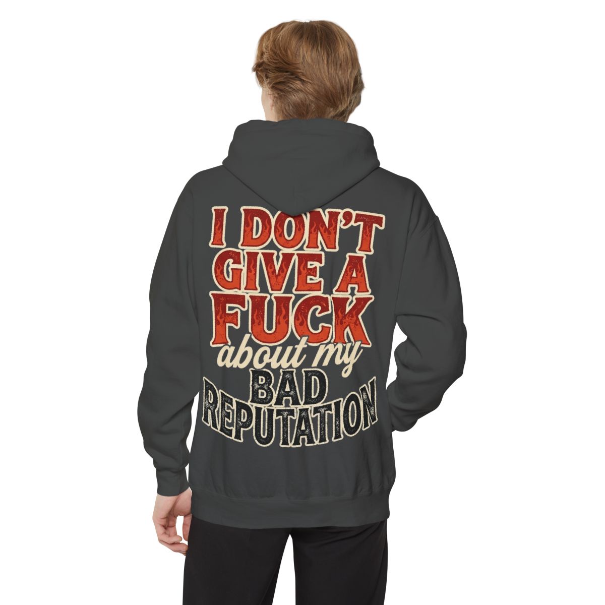 Color: Pepper | Bad Reputation Garment-Dyed Hoodie