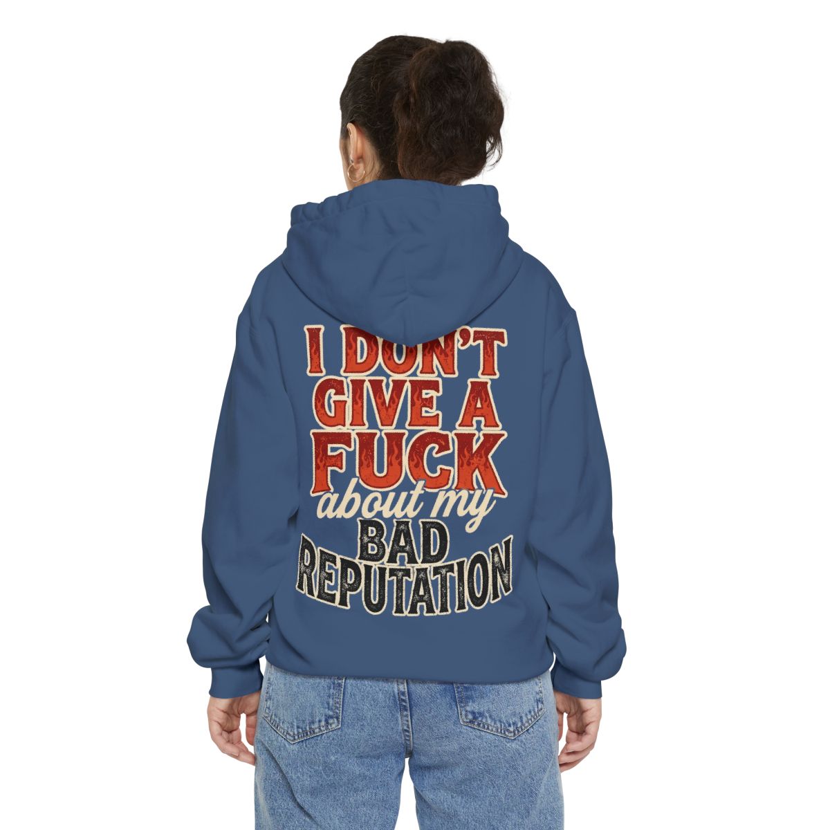 Color: True Navy | Bad Reputation Garment-Dyed Hoodie