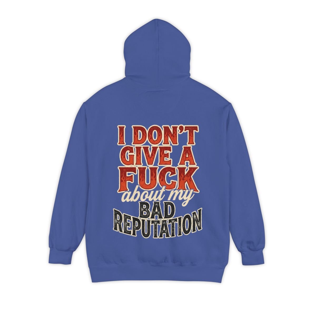 Color: Flo Blue | Bad Reputation Garment-Dyed Hoodie
