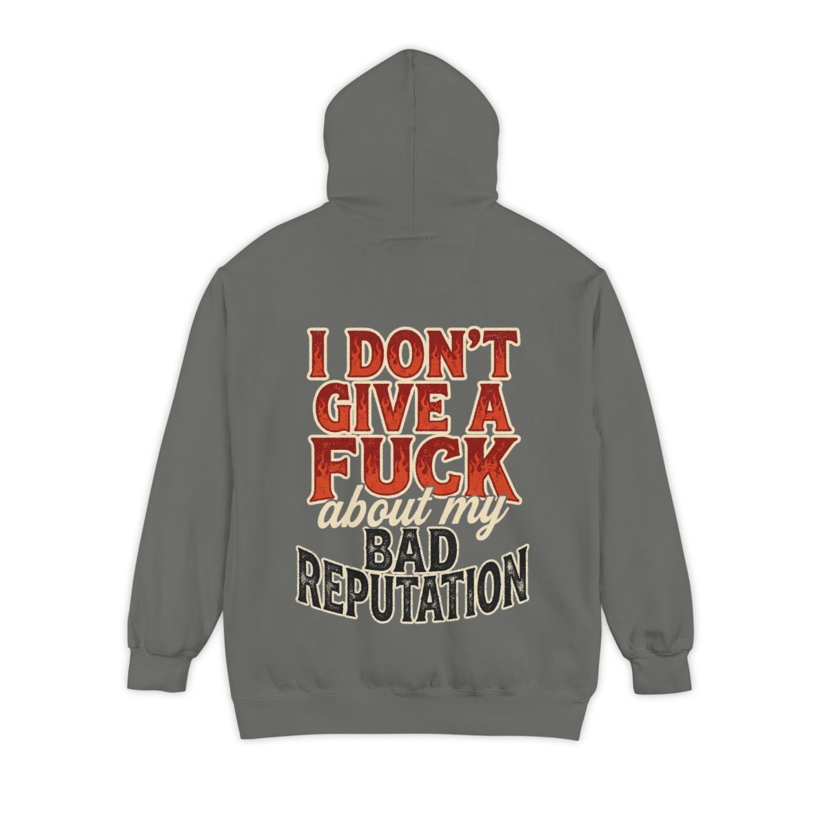 Color: Grey | Bad Reputation Garment-Dyed Hoodie