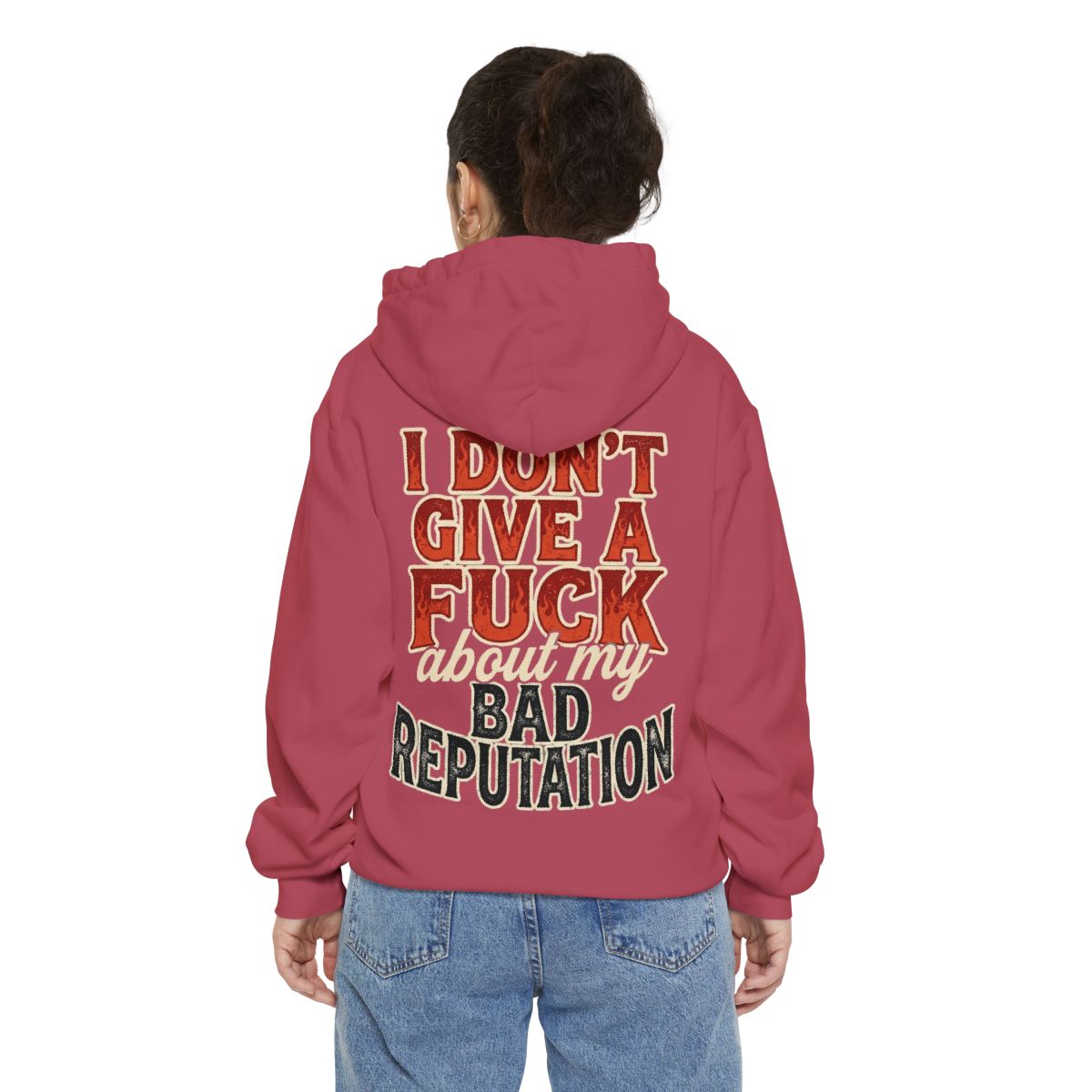 Color: Crimson | Bad Reputation Garment-Dyed Hoodie