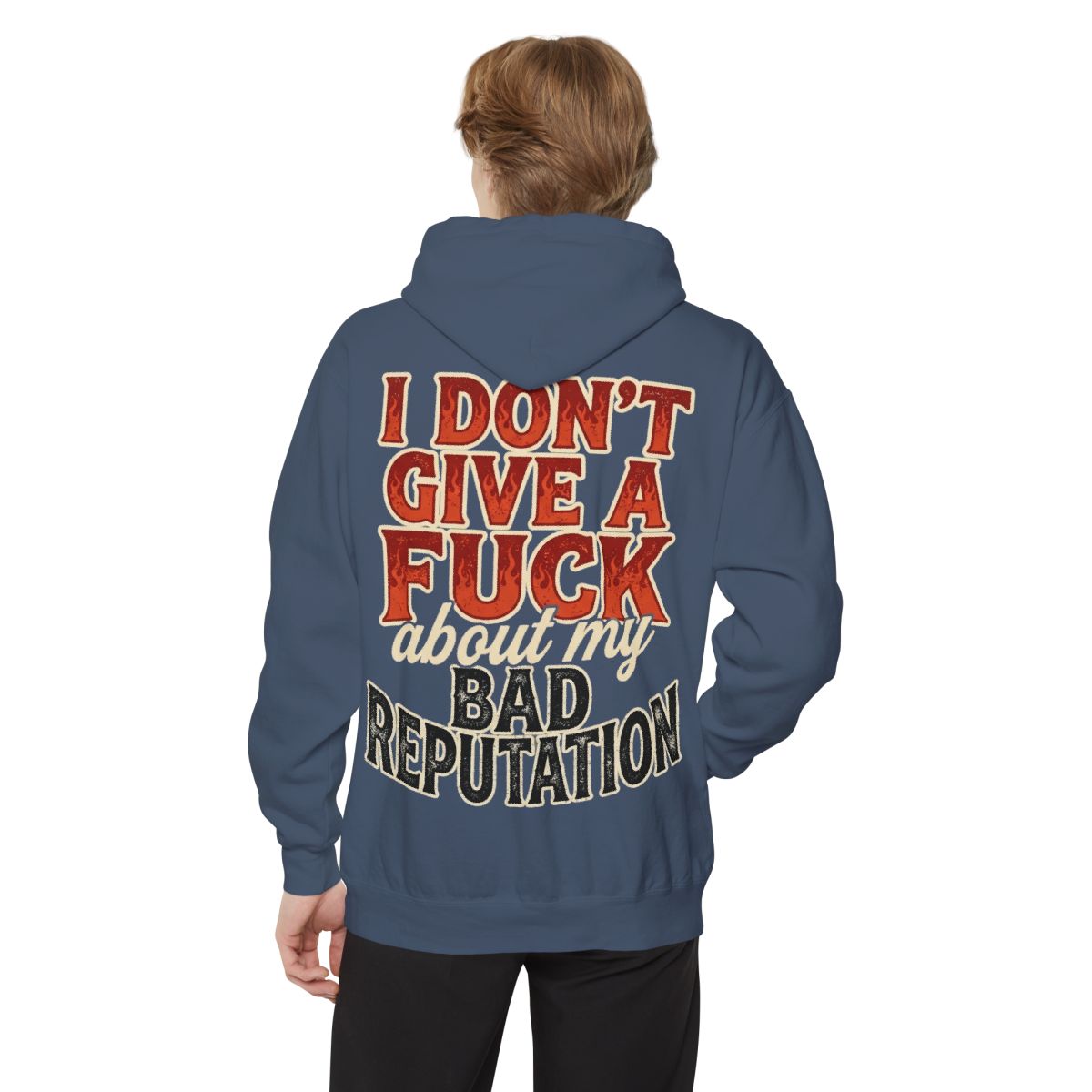 Color: Denim | Bad Reputation Garment-Dyed Hoodie