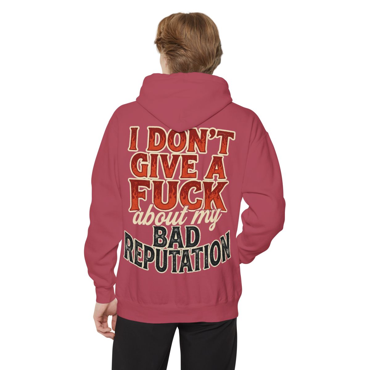 Color: Crimson | Bad Reputation Garment-Dyed Hoodie