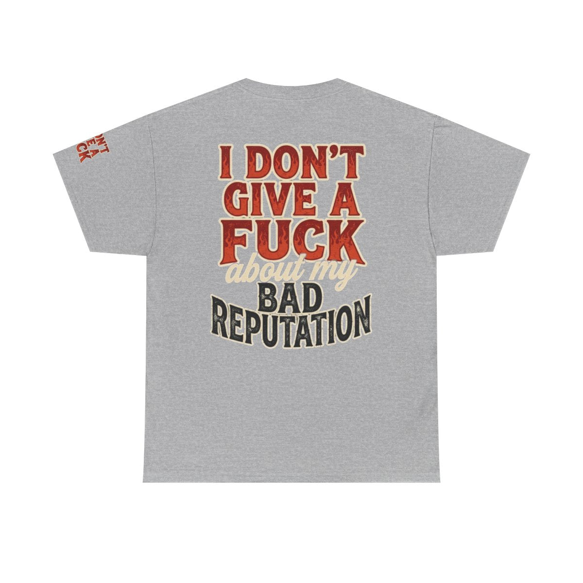 Color: Sport Grey | Bad Reputation Premium Graphic Tee