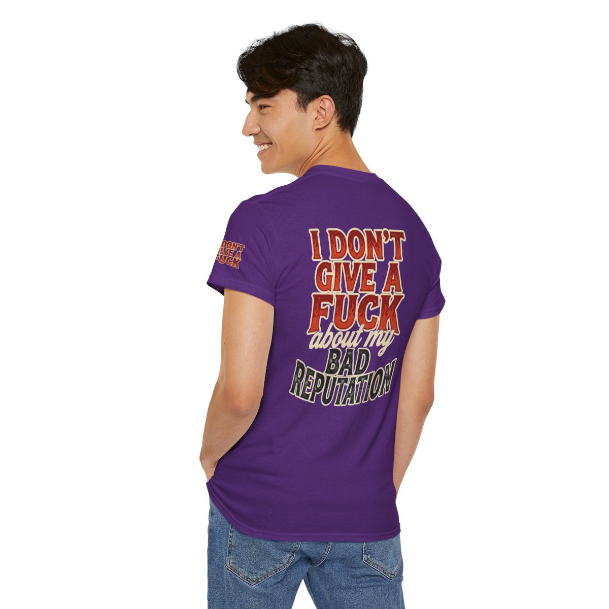 Color: Purple | Bad Reputation Premium Graphic Tee