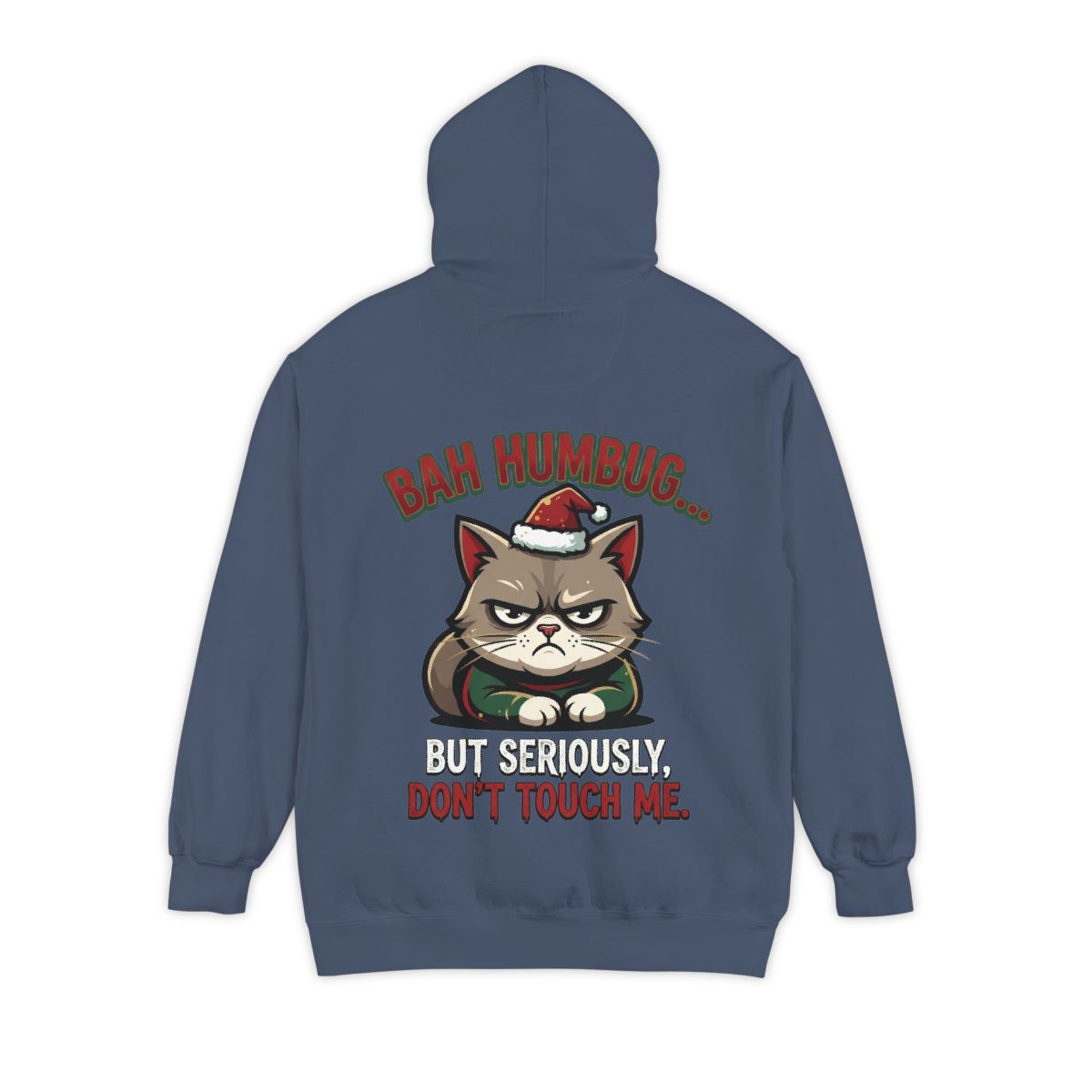 Color: Denim | Bah Humbug Garment-Dyed Hoodie
