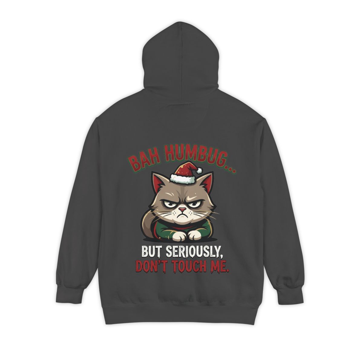 Color: Pepper | Bah Humbug Garment-Dyed Hoodie