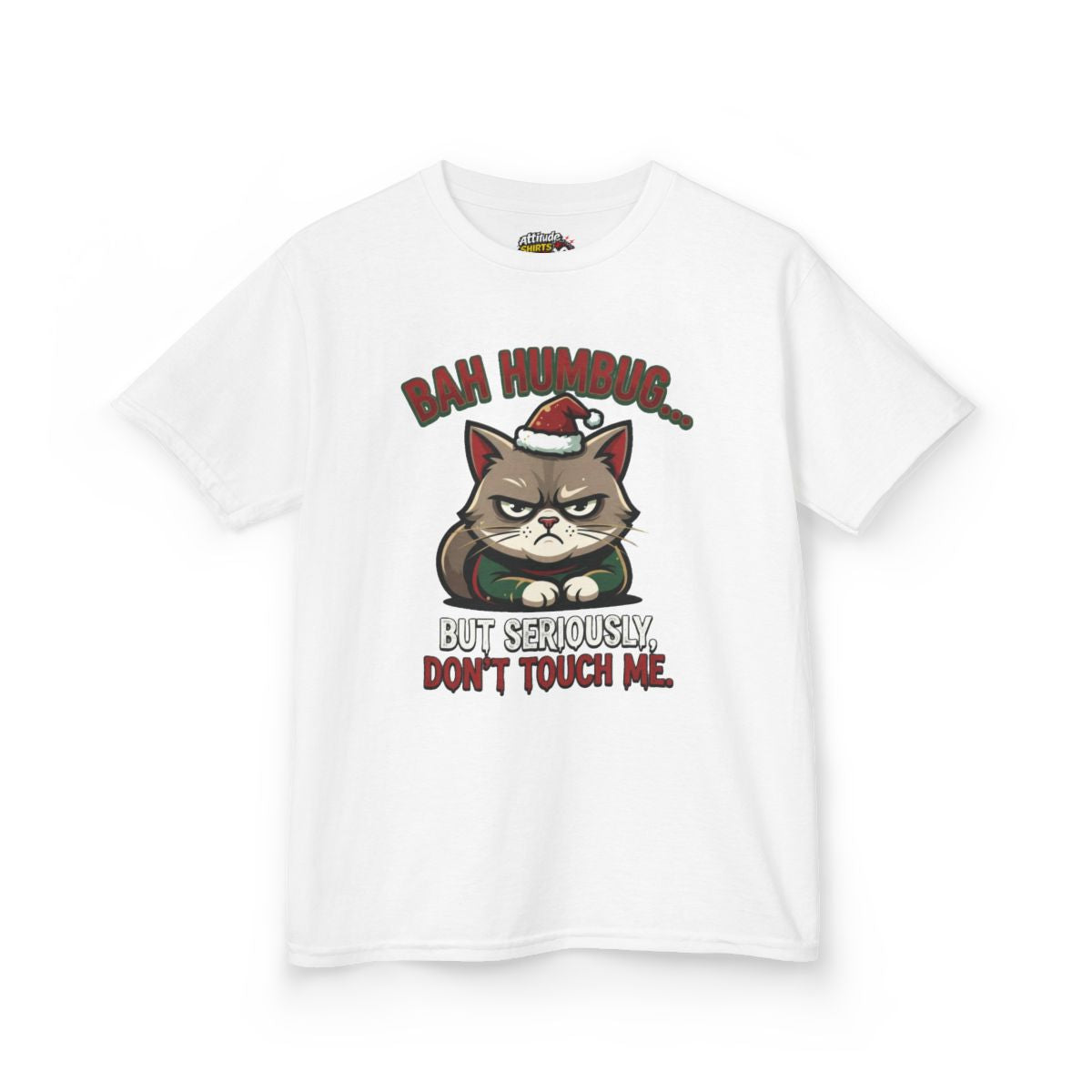 Color: White | Bah Humbug Kids Tee