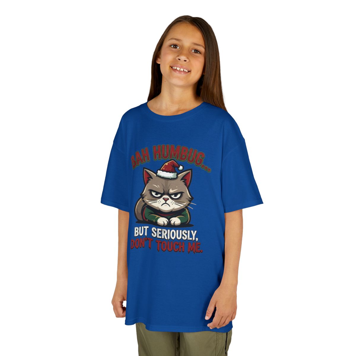 Color: Royal | Bah Humbug Kids Tee