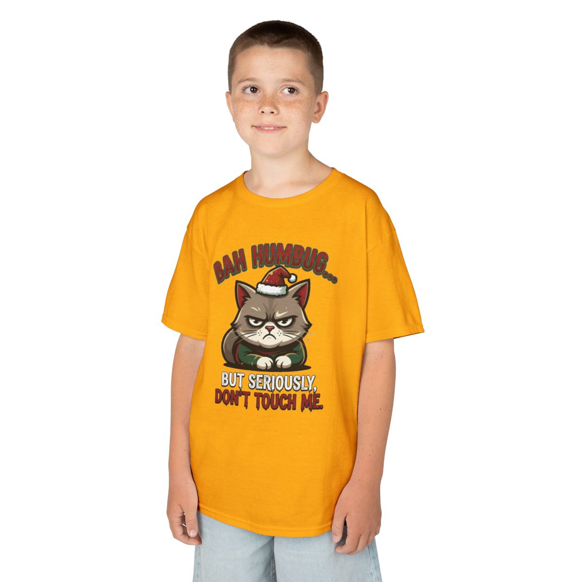 Color: Gold | Bah Humbug Kids Tee
