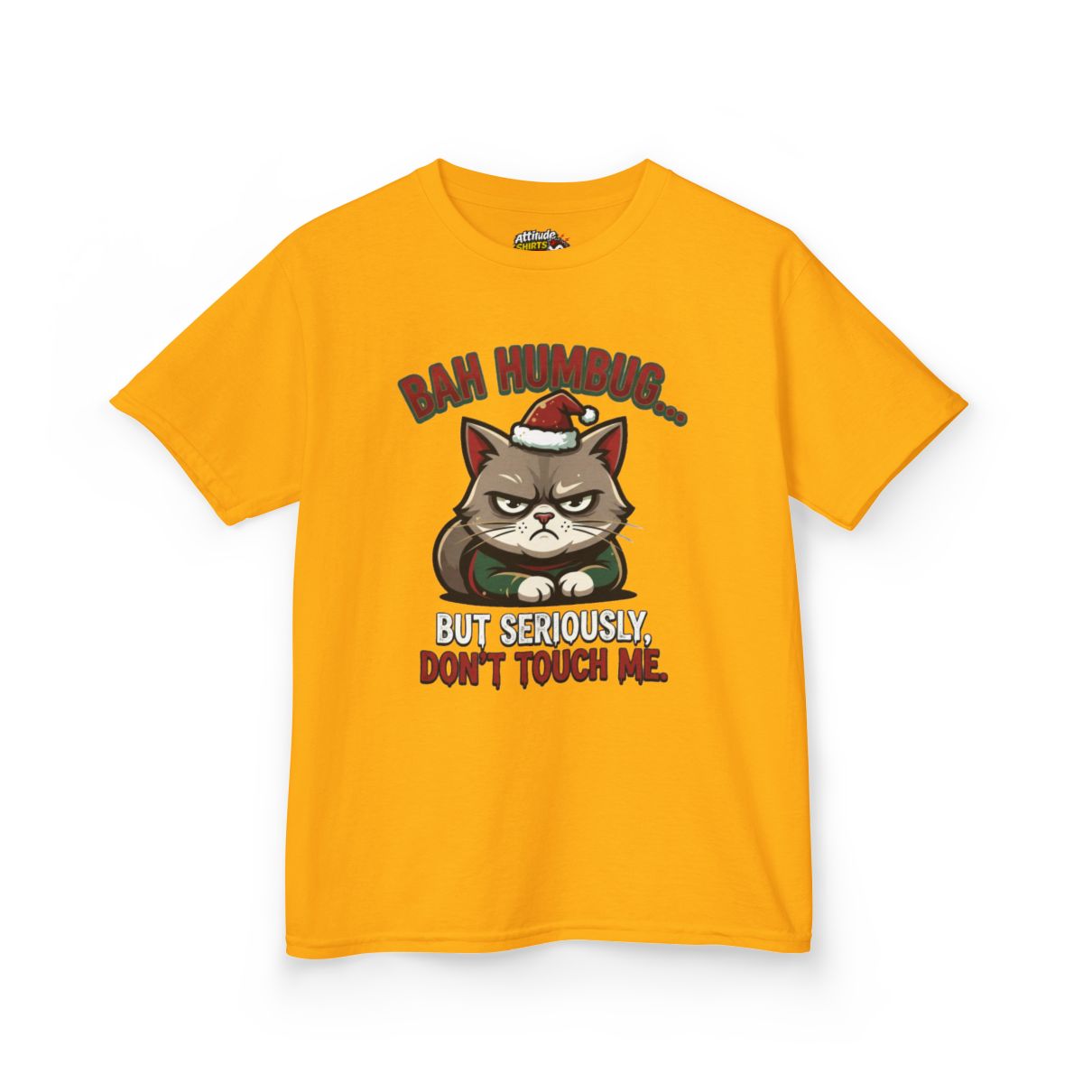 Color: Gold | Bah Humbug Kids Tee