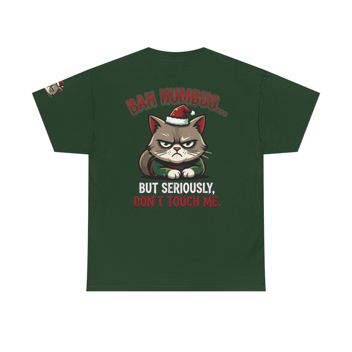 Color: Forest Green | Bah Humbug Premium Graphic Tee