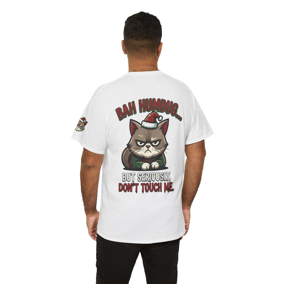 Color: White | Bah Humbug Premium Graphic Tee