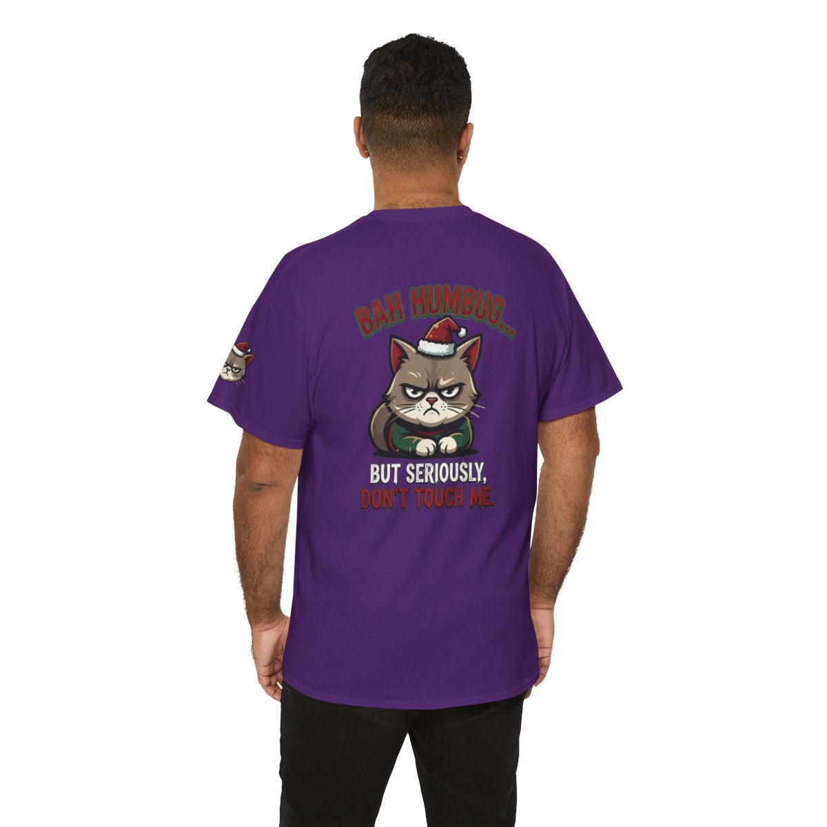 Color: Purple | Bah Humbug Premium Graphic Tee
