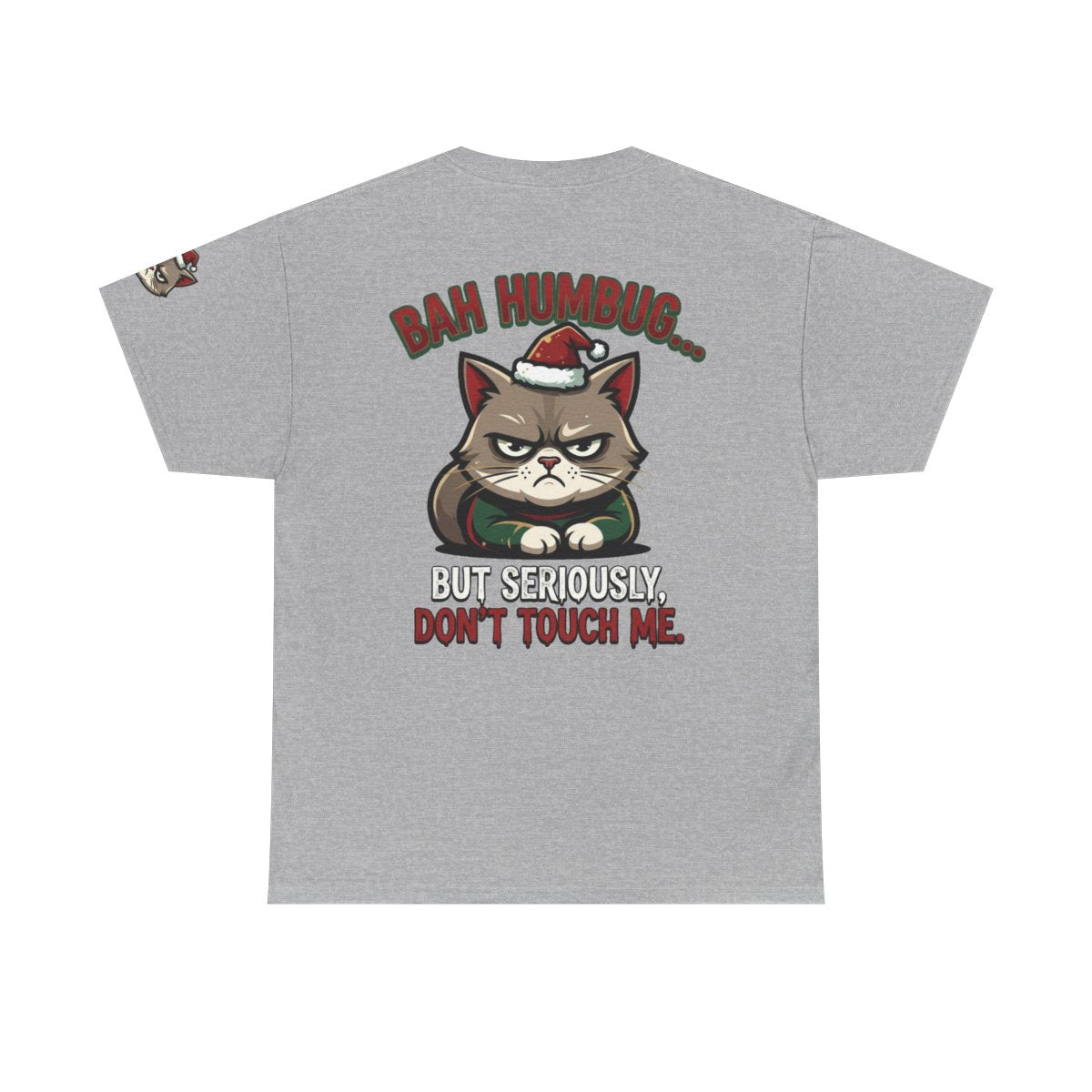 Color: Sport Grey | Bah Humbug Premium Graphic Tee
