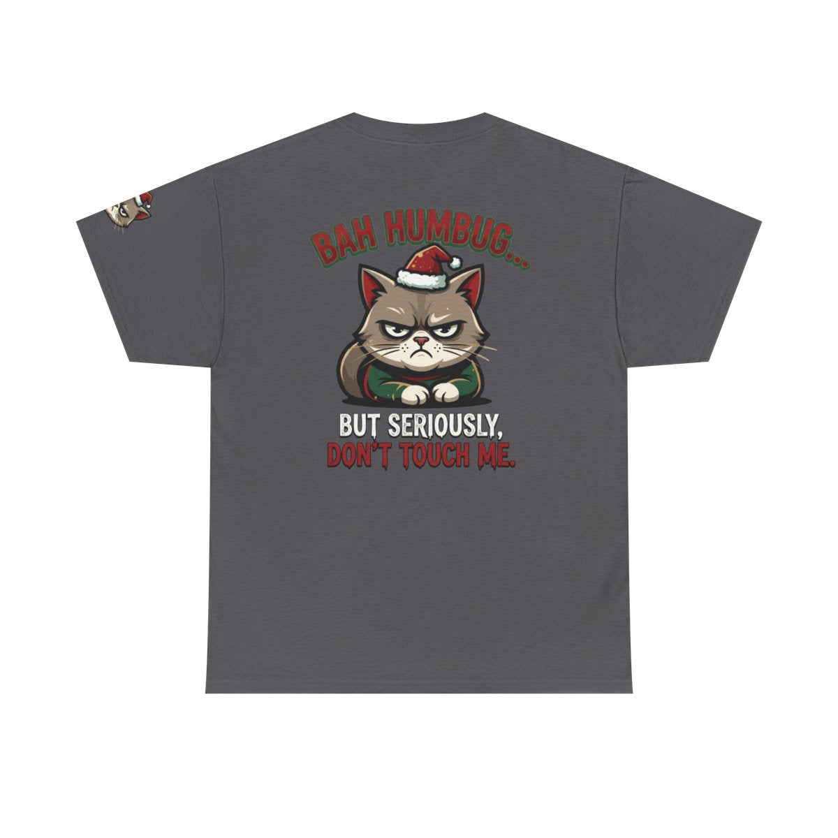 Color: Charcoal | Bah Humbug Premium Graphic Tee