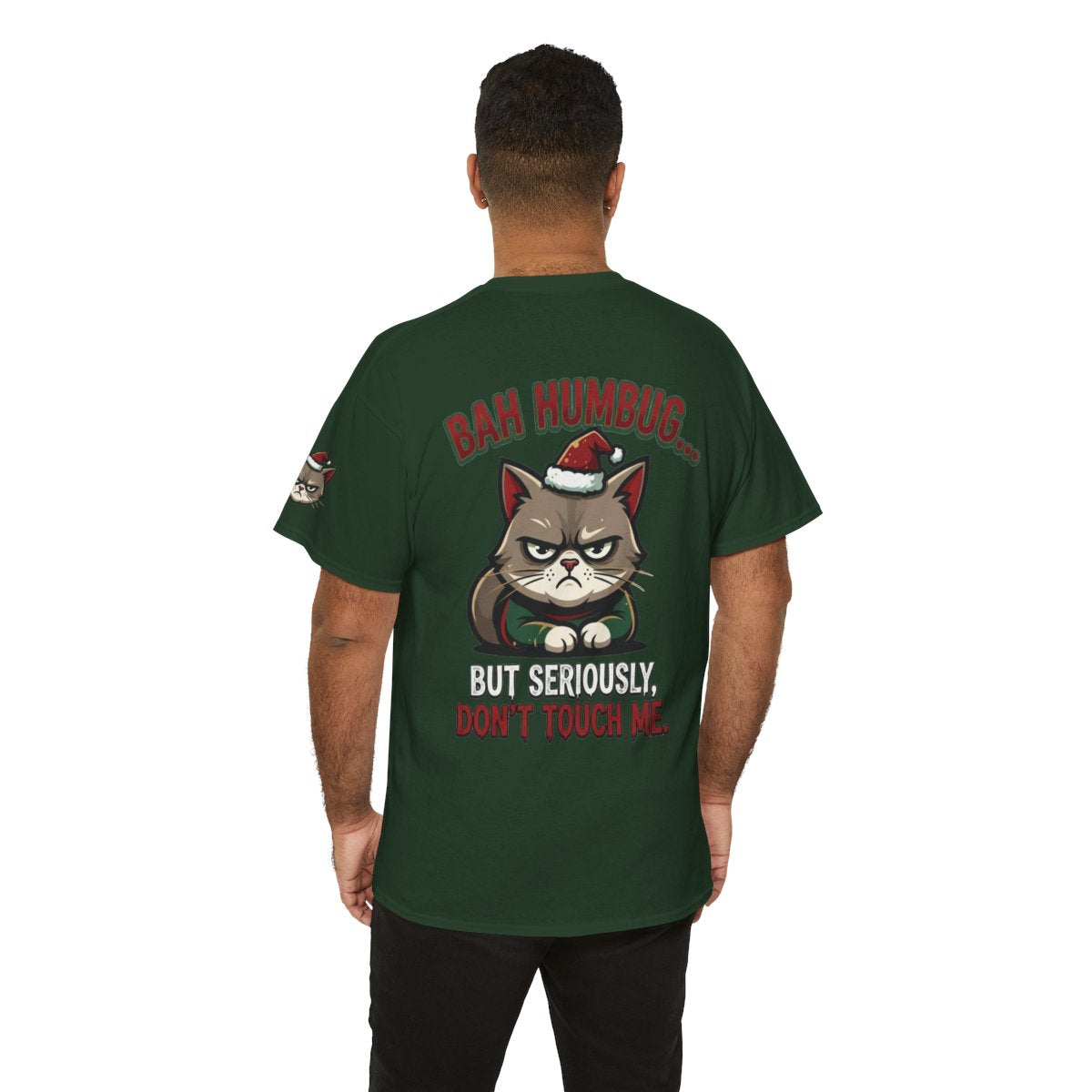 Color: Forest Green | Bah Humbug Premium Graphic Tee