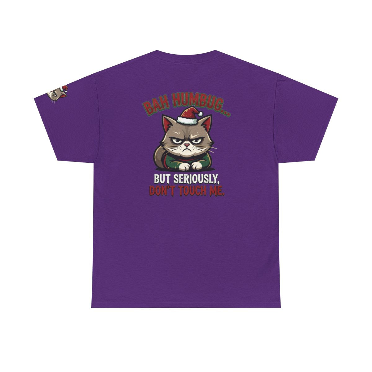 Color: Purple | Bah Humbug Premium Graphic Tee