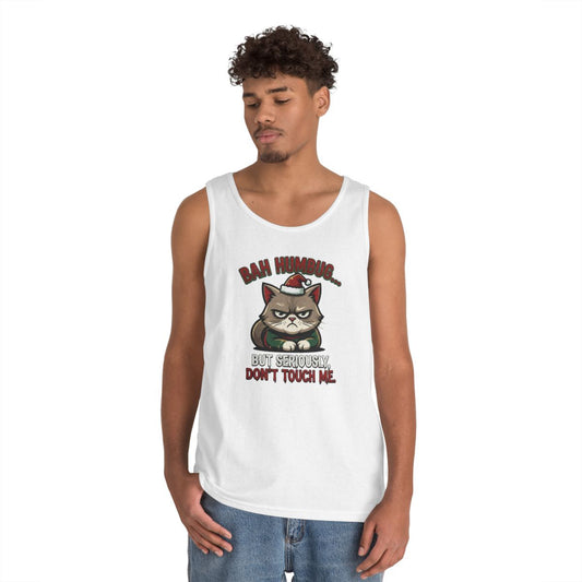 Color: White | Bah Humbug Tank Top