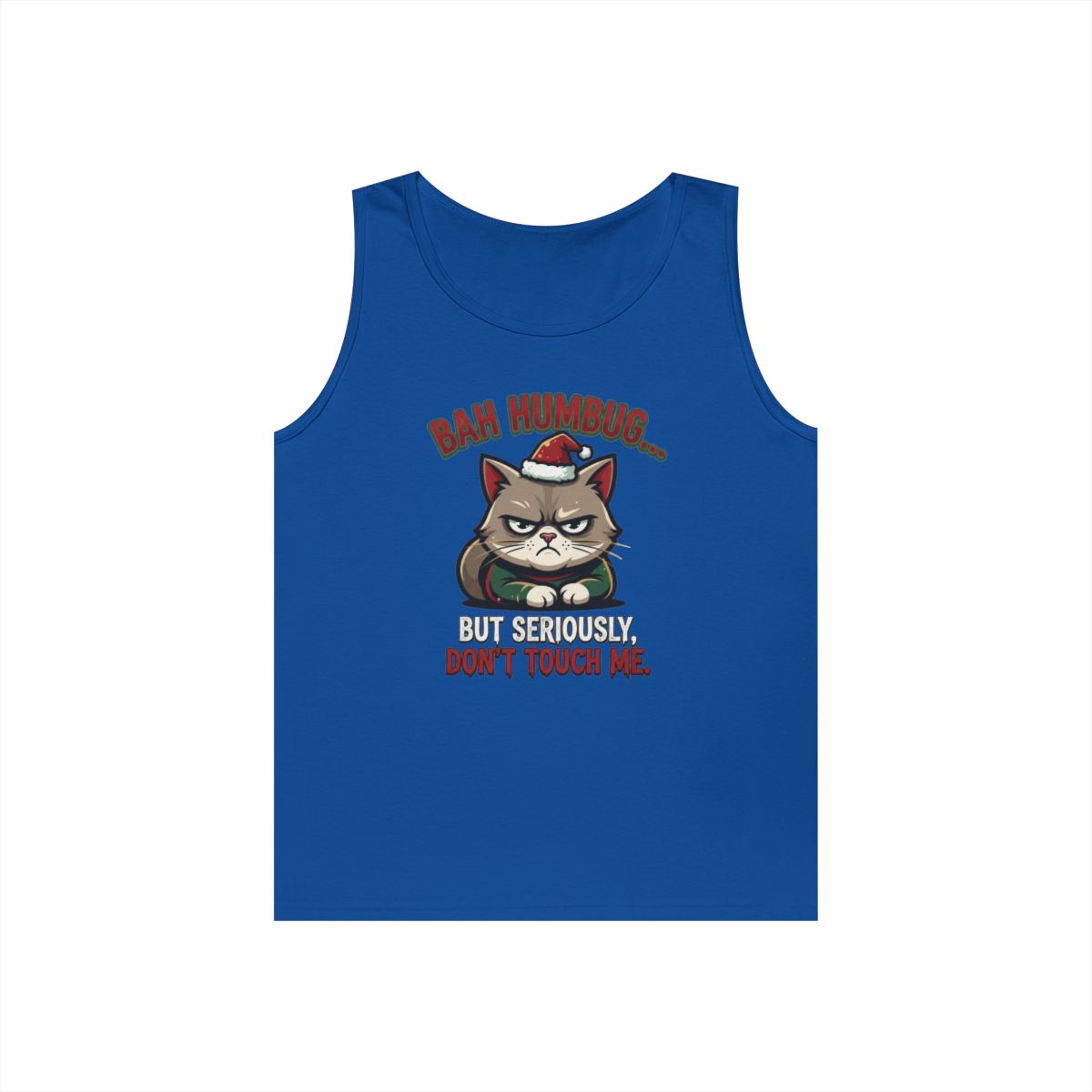 Color: Royal | Bah Humbug Tank Top