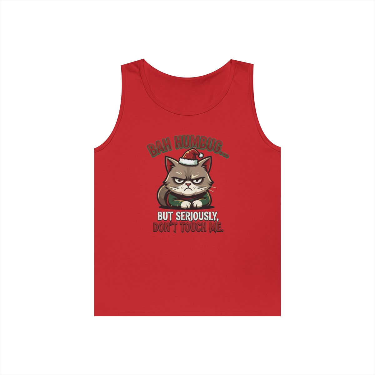Color: Red | Bah Humbug Tank Top