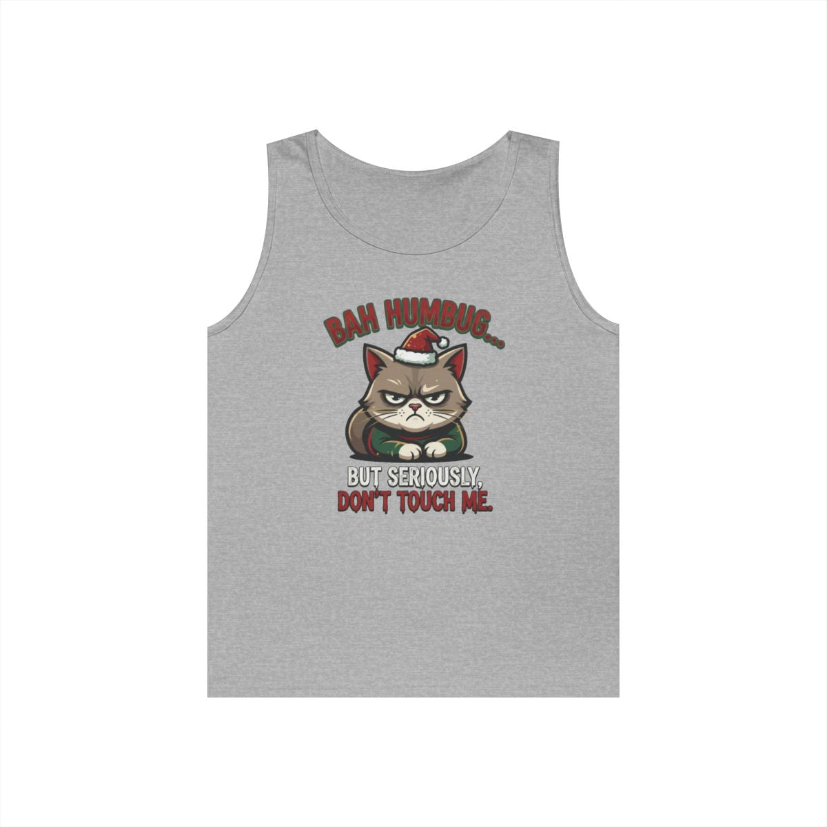 Color: Sport Grey | Bah Humbug Tank Top