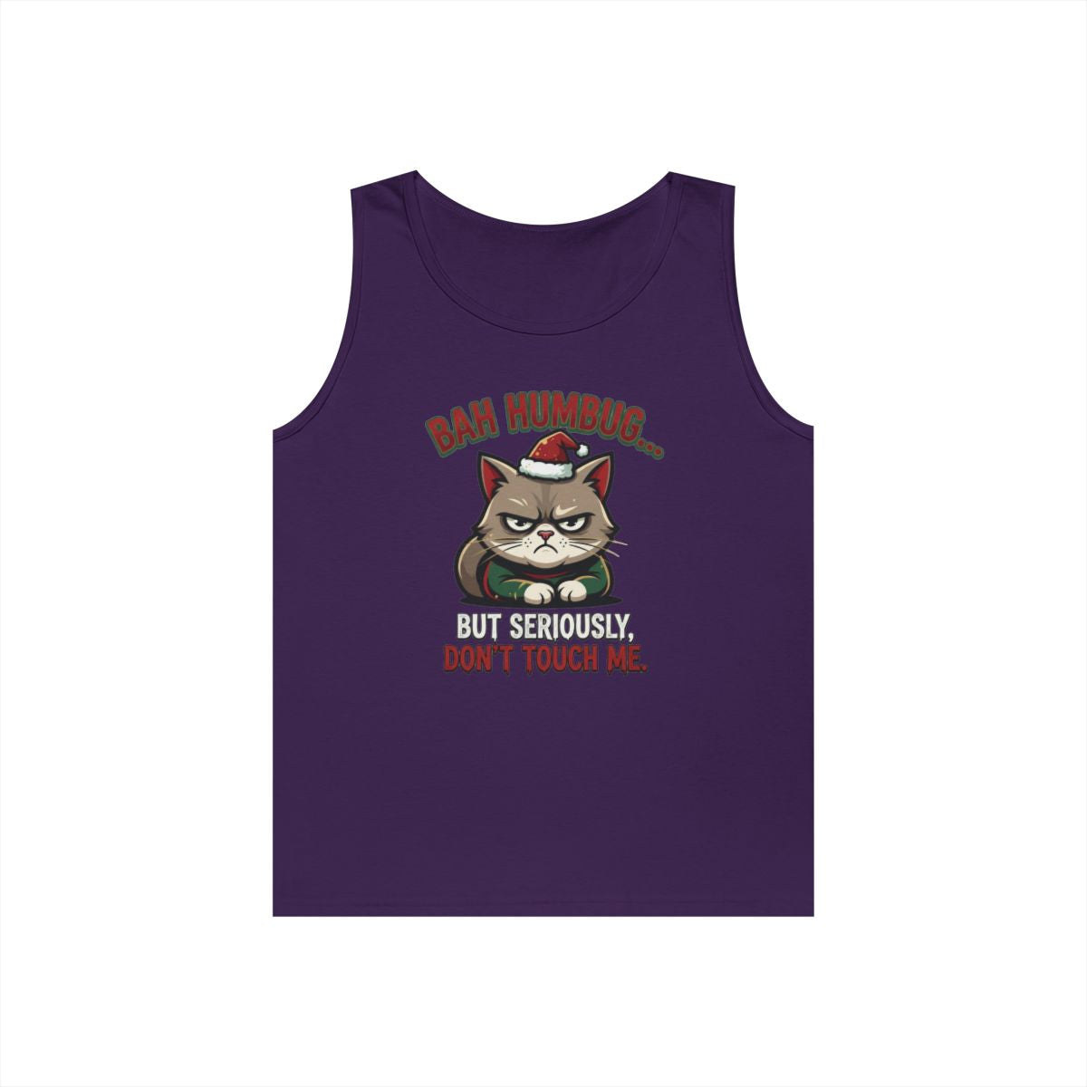 Color: Purple | Bah Humbug Tank Top