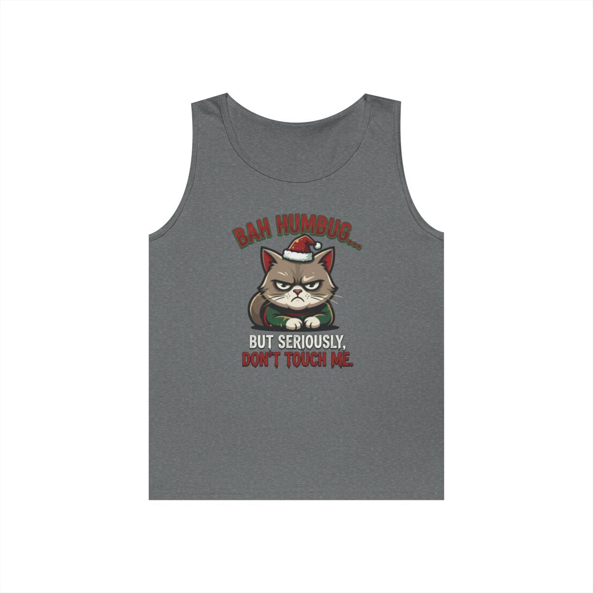 Color: Graphite Heather | Bah Humbug Tank Top