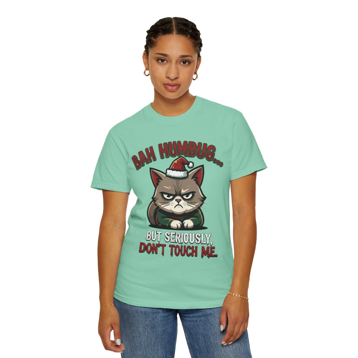 Color: Island Reef | Bah Humbug Unisex Garment-Dyed Tee