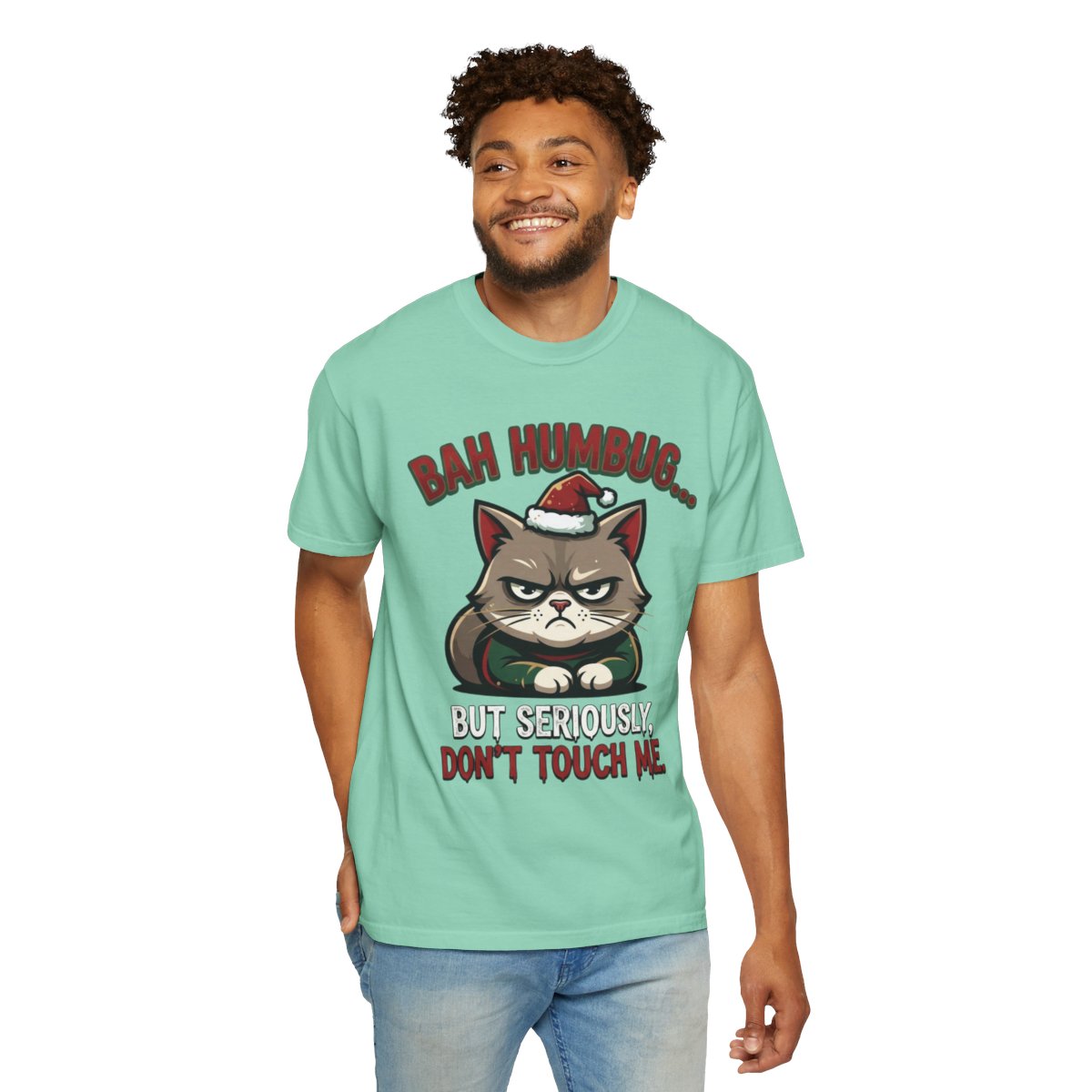 Color: Island Reef | Bah Humbug Unisex Garment-Dyed Tee