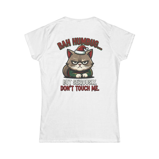 Color: White | Bah Humbug Women's Tee