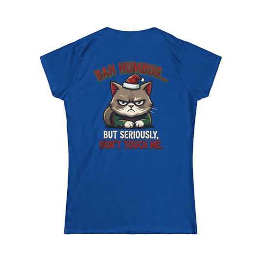 Color: Royal | Bah Humbug Women's Tee