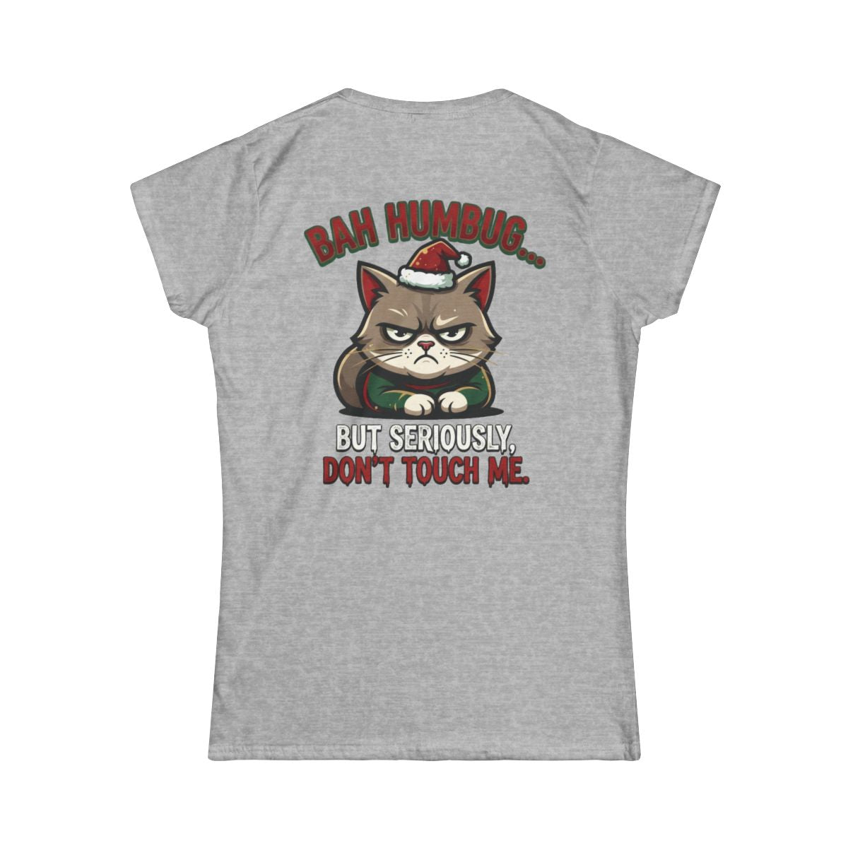 Color: Sport Grey | Bah Humbug Women's Tee
