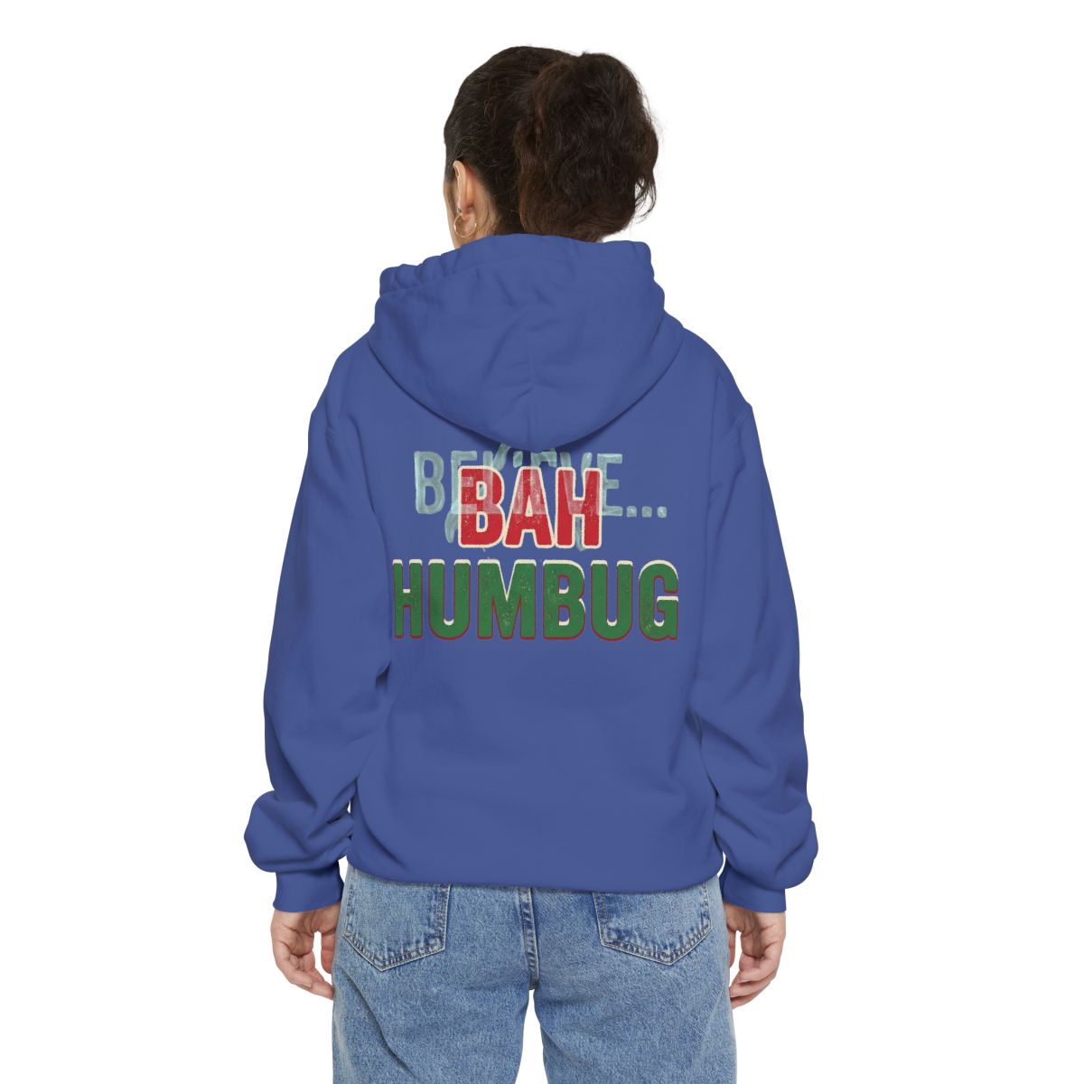 Color: Flo Blue | Bah Humburg Garment-Dyed Hoodie