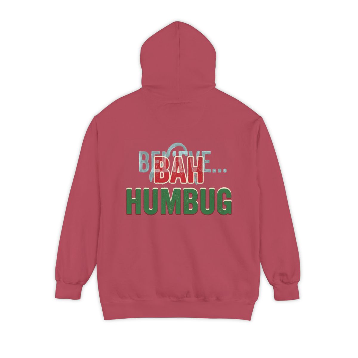 Color: Crimson | Bah Humburg Garment-Dyed Hoodie