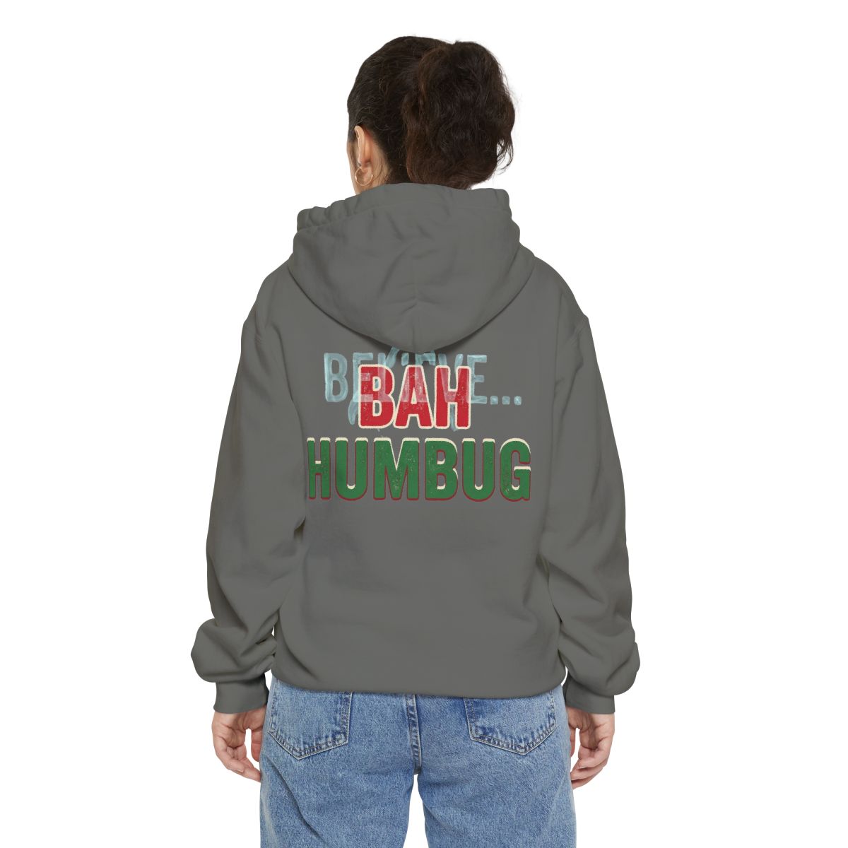 Color: Grey | Bah Humburg Garment-Dyed Hoodie