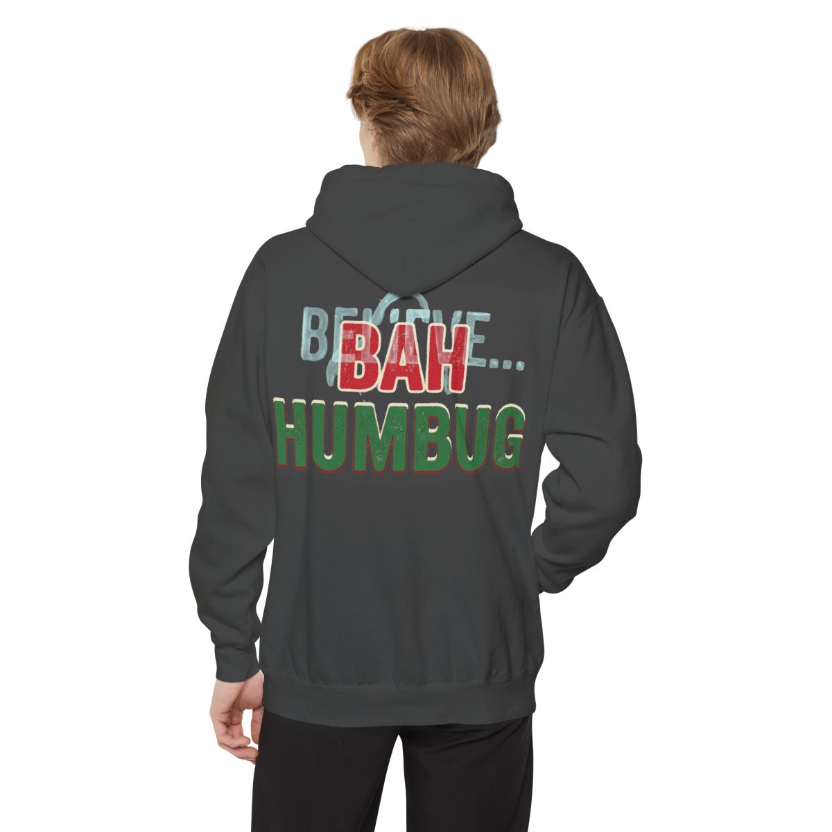 Color: Pepper | Bah Humburg Garment-Dyed Hoodie