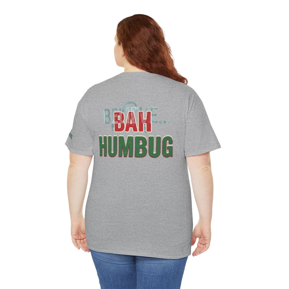 Color: Sport Grey | Bah Humburg Premium Graphic Tee
