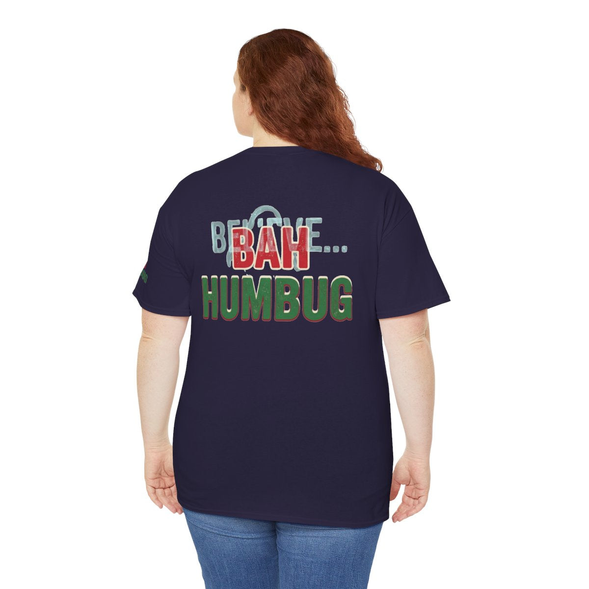 Color: Blackberry | Bah Humburg Premium Graphic Tee